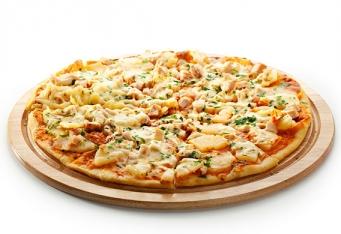Pizza s kuřecím soté